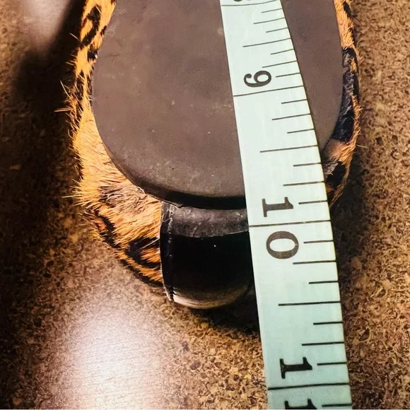 MERONA Cheetah Leopard Animal Faux Calf Hair Ballet Flats Casual Shoes Size 7 - Picture 9 of 11